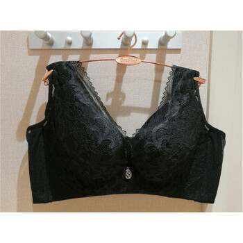 都市丽人专柜ob7548/8536无钢圈舒减压聚拢文胸调整型女士内衣 黑色