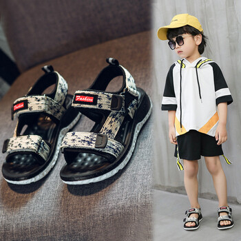 男童凉鞋3到11岁4至10男童鞋5夏季6小孩子7男孩穿8沙滩凉鞋9防滑1幼