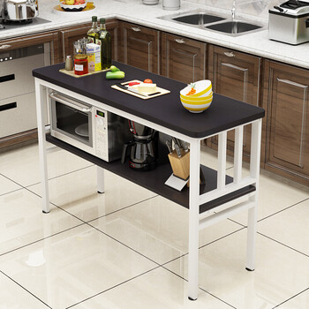 巢货 切菜桌现代厨房桌切菜台小户型多功能料理台家用长方形简约餐桌