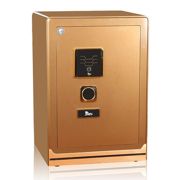 威伦司保险箱3c认证德威指纹 电子密码fdg-a1/d55dz家用办公入墙保险