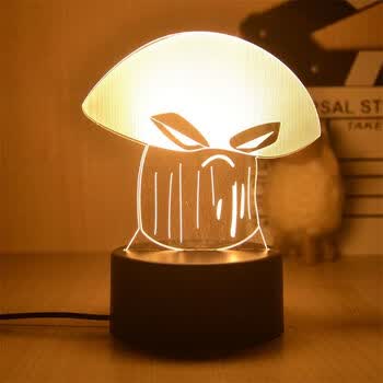 植物大战僵尸周边3d小夜灯豌豆射手窝瓜男生生日礼物毕业礼物56515