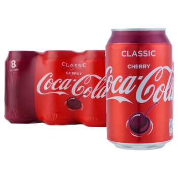 Ӣ ɿڿ(Coca-Cola)ӣζˮ330ml*8 cherryϿɿڿֹٷԭװϰװͣ