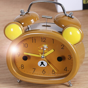 小孩用的闹钟 闹钟儿童小学生可爱卡通卧室女孩少女生公主韩版专用小