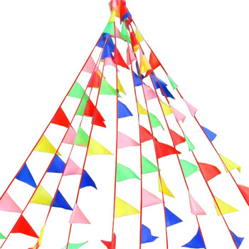 三角旗彩带婚庆结婚用品彩旗节日串旗婚礼婚房装饰布置彩条小彩带s