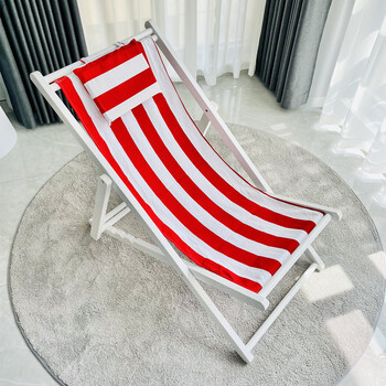 午休折叠帆布椅子 沙滩椅折叠躺椅折叠午休便携阳台家用休闲帆布椅子