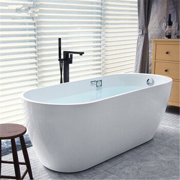 厨房卫浴 浴缸 dwz 果敢网红少女心 浴缸小户型 浴盆家用 成人北欧