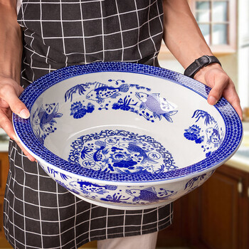 中式大碗陶瓷大号家用汤碗面碗麻辣烫大碗酸菜鱼拉面碗超大碗酒店 10