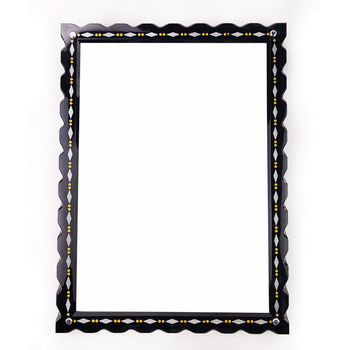 亚克力碎边水晶透明相框摆台6寸7寸8寸12寸a3挂墙相框奖状荣誉授权