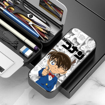 名侦探柯南文具盒日漫怪盗柯南多功能笔袋小学生大容量男生铅笔盒柯南