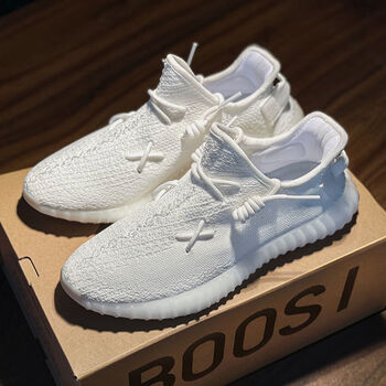 ny-c椰子鞋350满天星须白芝麻灰新款真爆潮鞋休闲运动鞋情侣款跑步 全