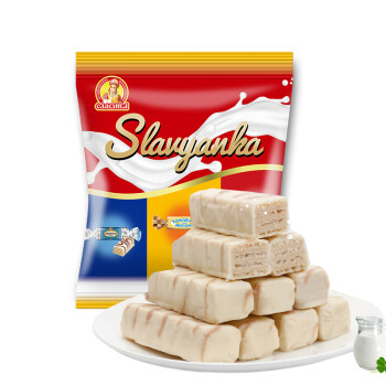 slavyanka斯拉夫 威化糖果混合装500g 俄罗斯进口代可可脂巧克力婚庆情人节糖果喜糖