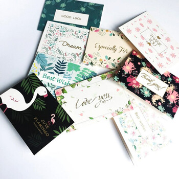 烫金贺卡小卡片情人节520留言卡表白卡生日祝福卡片小清新ins风贺卡