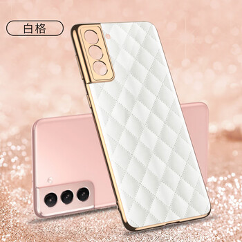 mogdey适用于三星s21手机壳轻奢galaxys21ultra时尚电镀彩绘s21钢化