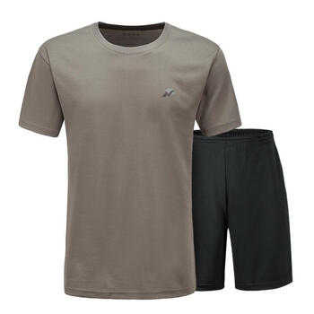 07体能训练服套装夏季海魂衫体能服军迷速干t恤短袖迷彩t恤男 陆体