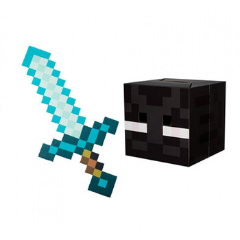 我的世界周边玩具剑泡沫剑镐枪钻石斧头装备模型套装22款礼物 末影人