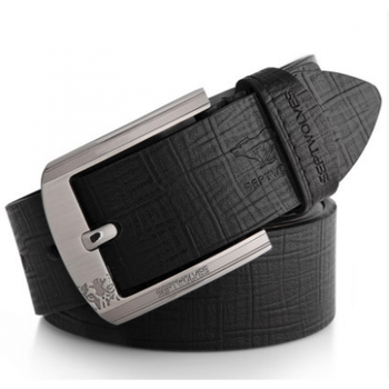 京东旗舰店正品品牌男士针扣真皮中青年商务皮带 纯牛皮腰带休闲7a