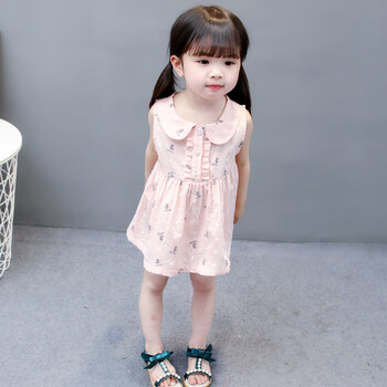 婴儿公主裙0—1周岁女宝宝韩版超洋气小女孩娃娃翻领儿童连衣裙子