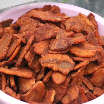 晨臻脆哨贵州特产猪肉脆哨哨子猪背肉脆哨软哨农家脆哨油渣1斤软哨1斤