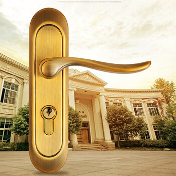 汇泰龙五金卧室门锁双舌单舌室内卧室房门锁家用木门锁卫生间房间门