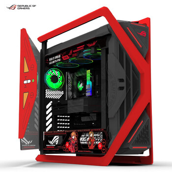 华硕(ASUS) ROG HYPERION 创世神主题机箱 铝合金X骨架/全塔机箱/支持EATX主板 创世神黑-EVA-明日香【图片 价格 ...