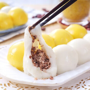 菲瑟丝 东北粘豆包黑龙江特产粗粮低脂黏糯米年糕大黄米芸豆馅代餐