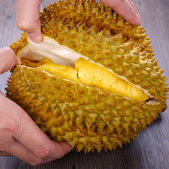颜小荭 泰国金枕榴莲 新鲜带壳巴掌榴莲a级果 3-4斤金枕榴莲(单个)