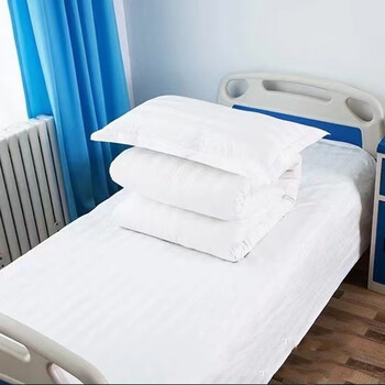 方舱医院床上用品六三件套隔离酒店纺织品床单被 方舱医院六件套(床单