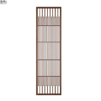 美式镂空花格中医馆实木隔断玄关中式屏风木格栅电视背景缕空割断