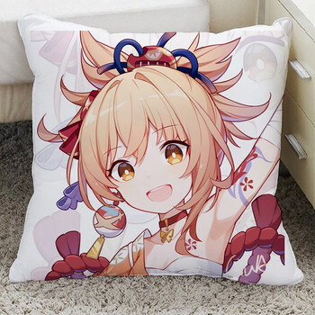 莫肖尔原神周边抱枕二次元动漫甘雨心海胡桃魈可莉雷电双面定制玩偶