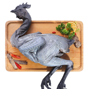 京东跑步鸡 黑羽乌鸡1.25kg散养土鸡 乌骨鸡公鸡整鸡肉 礼品袋装