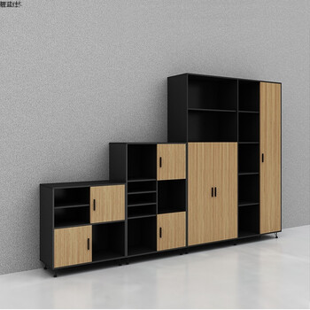 矮中高柜文件柜组合北欧置物柜创意储物资料柜简约现代地柜 矮柜