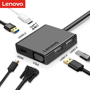 Cáp chuyển đổi  LenovoType CUSB CHDMIVGA C120 USB HUB