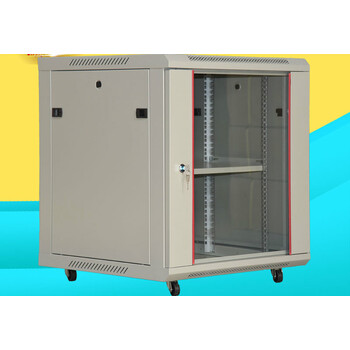 组装式加厚机柜6u机柜9u机柜12u网络机柜壁挂机柜交换机机柜加深6 白