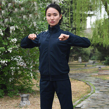 新品军迷用17式长袖体能训练服套装 军迷 新式跑步套装 男运动套装军