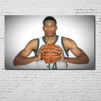 字母哥扬尼斯阿德托昆博giannis antetokounmpo nba篮球海报 nb19598