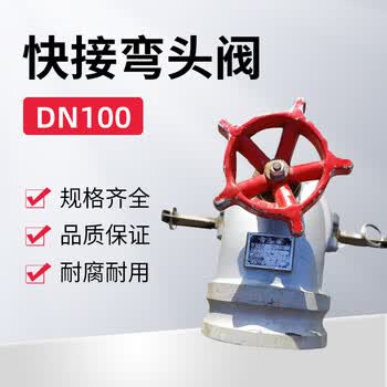 蓝宇星琳 3611快接弯头阀 DN100 1个