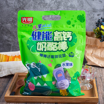 光明 光明多口味奶酪棒440g/袋有趣包装营养健康休闲零食 水果味2袋