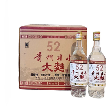 特产优联贵州习水大曲白酒500ml12瓶装52度浓香型整箱优级酒习水大曲
