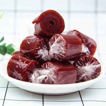 橙央(chengyang)山楂卷散装老式新货独立包装特产零食蜜饯山楂糖京卷