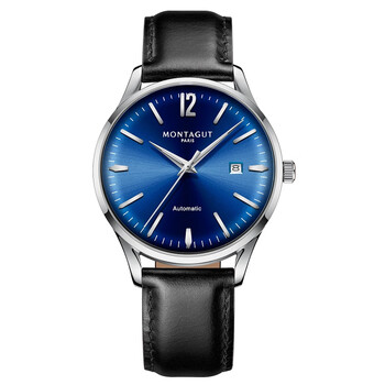 梦特娇(montagut)传承系列商务休闲时尚潮流机械日历男士腕表男生手表