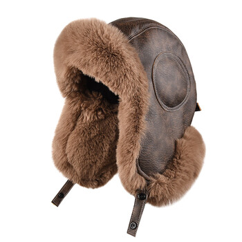 狗皮帽子雷锋帽男东北秋冬天飞行帽子女士加厚保暖加绒防风百搭滑雪