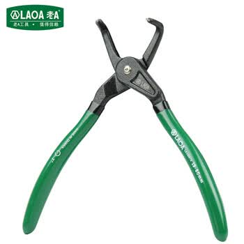 LAOA老A LA112053  卡簧钳外卡挡圈钳卡环钳子多功能轴用直头5英寸