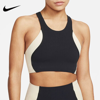 耐克（NIKE）运动背心女2023夏新款运动休闲吸湿透气训练健身紧身内衣DM0679 DM0679-010 S
