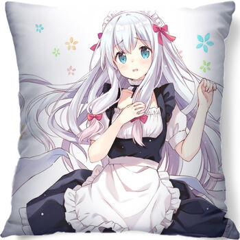 二次元和泉纱雾抱枕男生  埃罗芒阿老师和泉纱雾黄漫老师抱枕双面订做