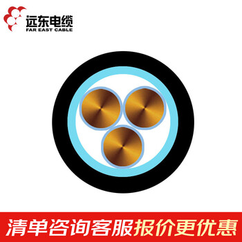 远东电缆 YJV22-3*6 铜芯铠装电力电缆 10米【有货期50米起订不退换】