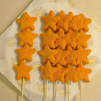 霸王鸡排25片香脆鸡排半成品鸡米花炸鸡块鸡翅生鲜炸鸡排整件 五星鸡