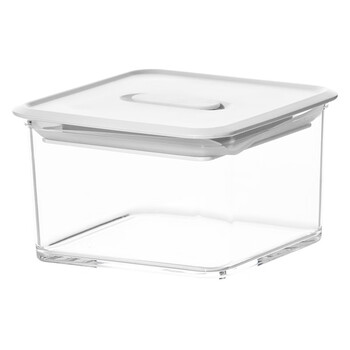 懒角落 透明保鲜盒塑料密封罐食品收纳冰箱冷藏密封保鲜盒 300ml