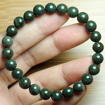 oein绿幽灵聚宝盆手链满盆满绿佛珠水晶手串男女款一物一图单拍无效