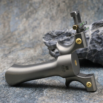 甬水虎弹弓全钛新款弹弓k1隐藏式可调弓门全数控非吃鸡甬水虎夹片弹弓