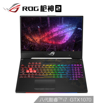 ROG ǹ2 Ӣضi7 15.6Ӣ 144Hz խ߿ϷʼǱ(i7-8750H 16G 256GSSD+1T GTX1070 8G)